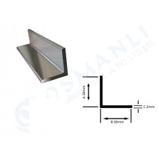 Alüminyum Köşebent 20mm X 30mm X 2mm